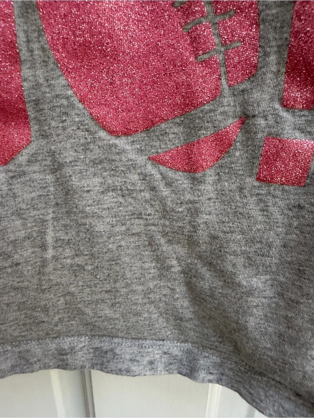 Carter's Girls 4 Gray Long-Sleeve Tee Shirt with Pink 